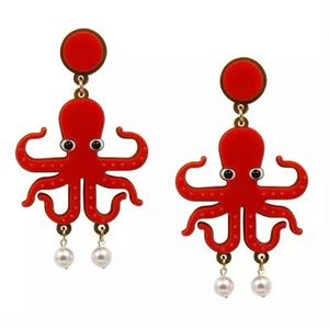 Octopus Pearl Earrings / Plugs